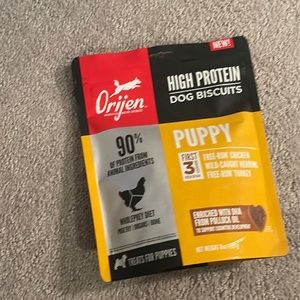 NWT (never opened) Orijen high protein dog biscuits PUPPY